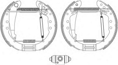 HELLA PAGID 8db355005201 -  Комплект тормозных колодок